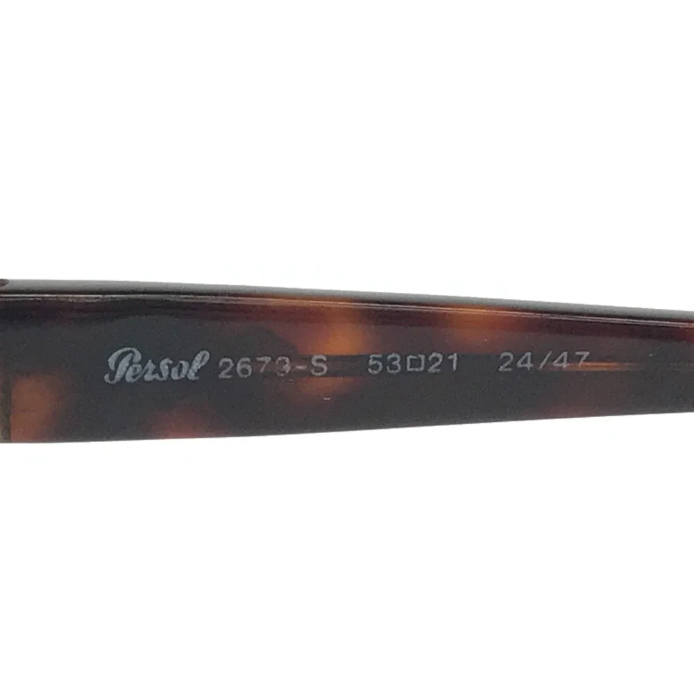 Persol Eyeglasses Frames 2670-S 24/47 Tortoise Rectangle Full Rim 53-21-140